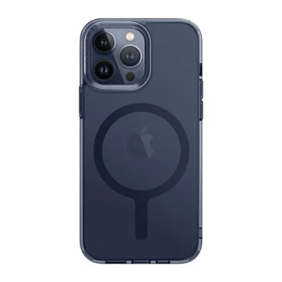 Cover Iphone 15 Pro Max Hybrid Magclick Charging Lifepro Xtreme Uniq - Smoke Blue